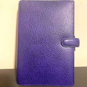 Filofax Personal 6 ring binder in purple